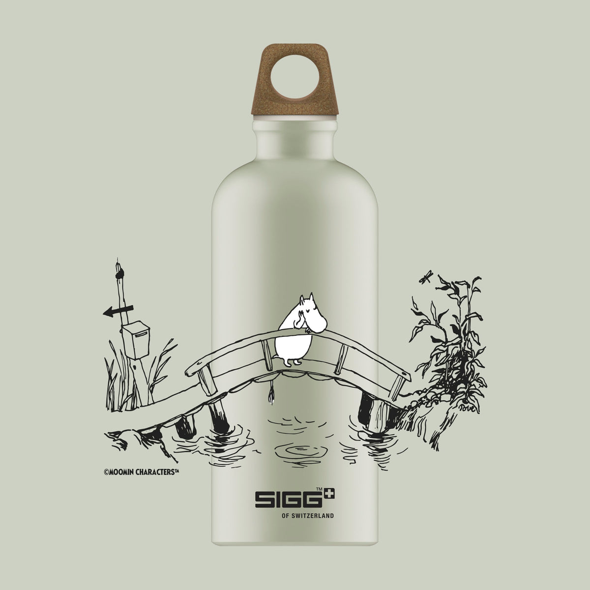 SIGG X Moomin Bridge 0,6 l, yksityiskohta 2