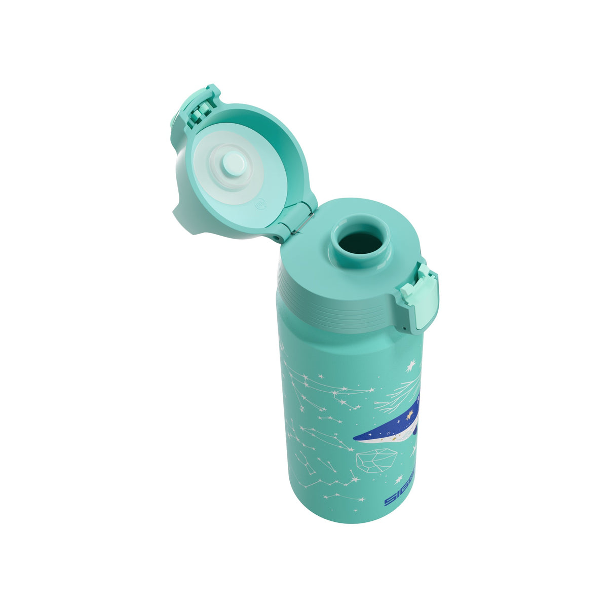 SIGG WMB ONE Dive 0,6 l, korkki avattuna