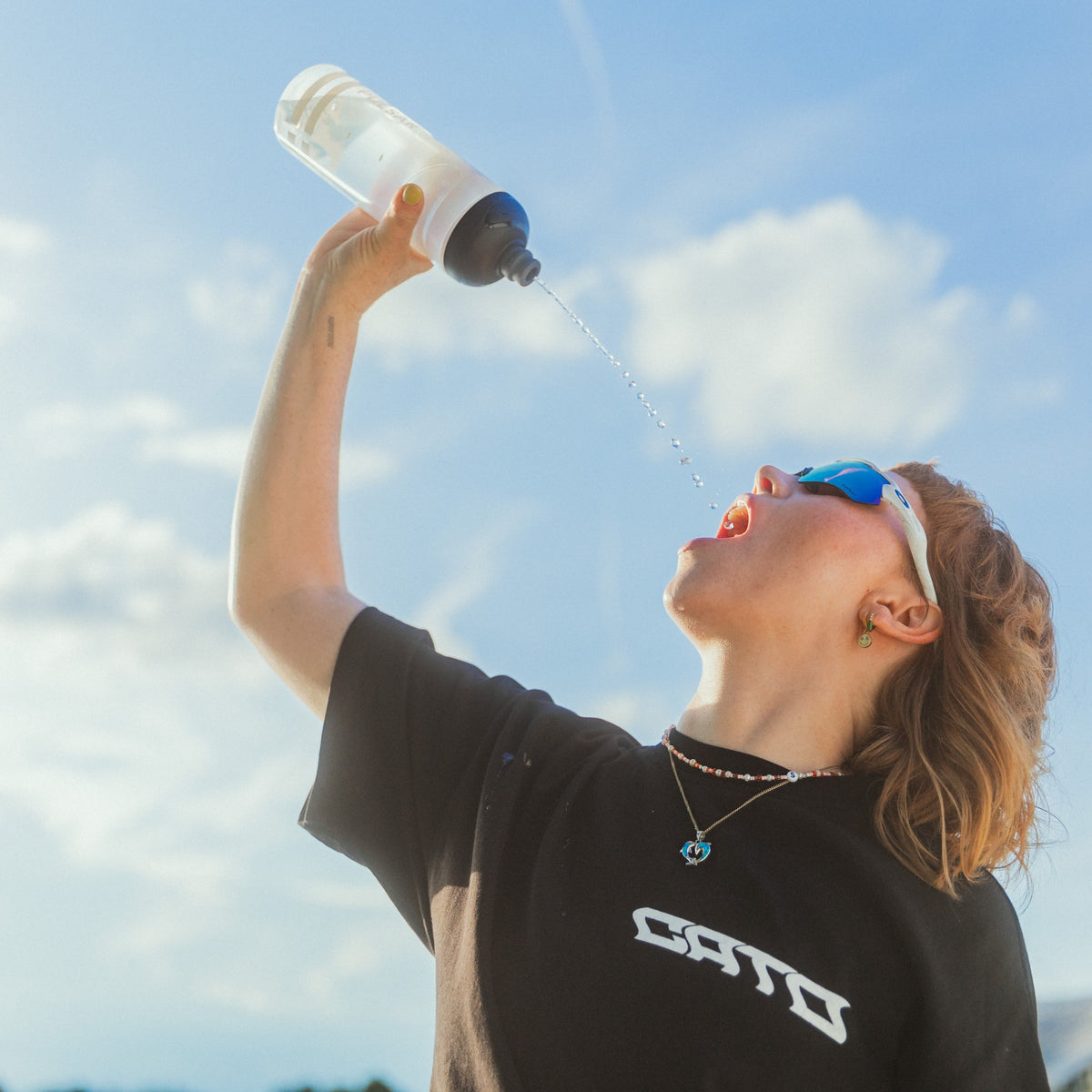 SIGG Pulsar White 0,75 l, käytössä ulkona 2