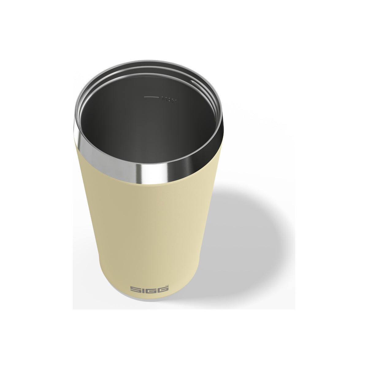 SIGG Helia Optimistic Yellow 0,45 l, ylhäältä kuvattuna