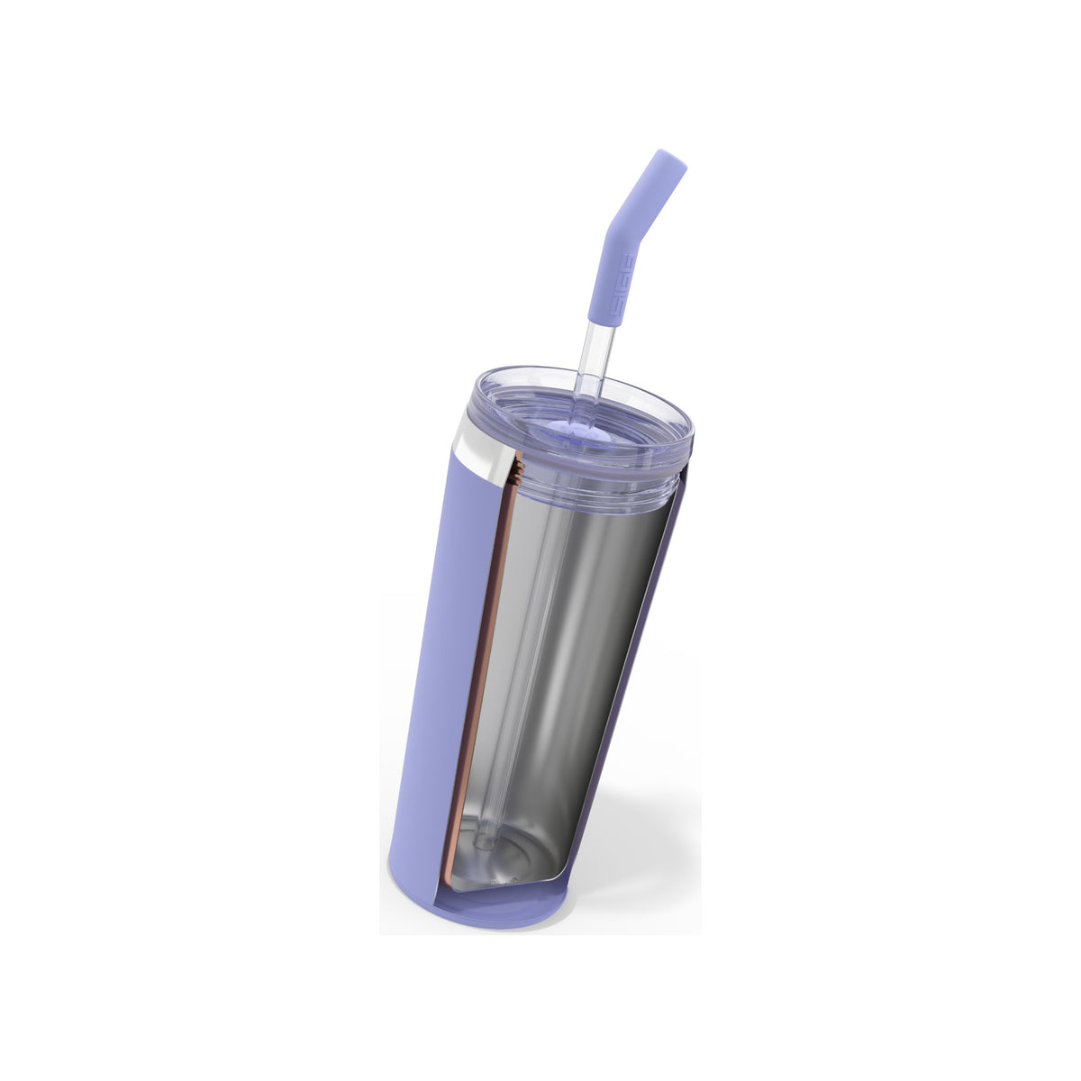 SIGG Helia Peaceful Blue 0,6 l, juomapilli paikallaan