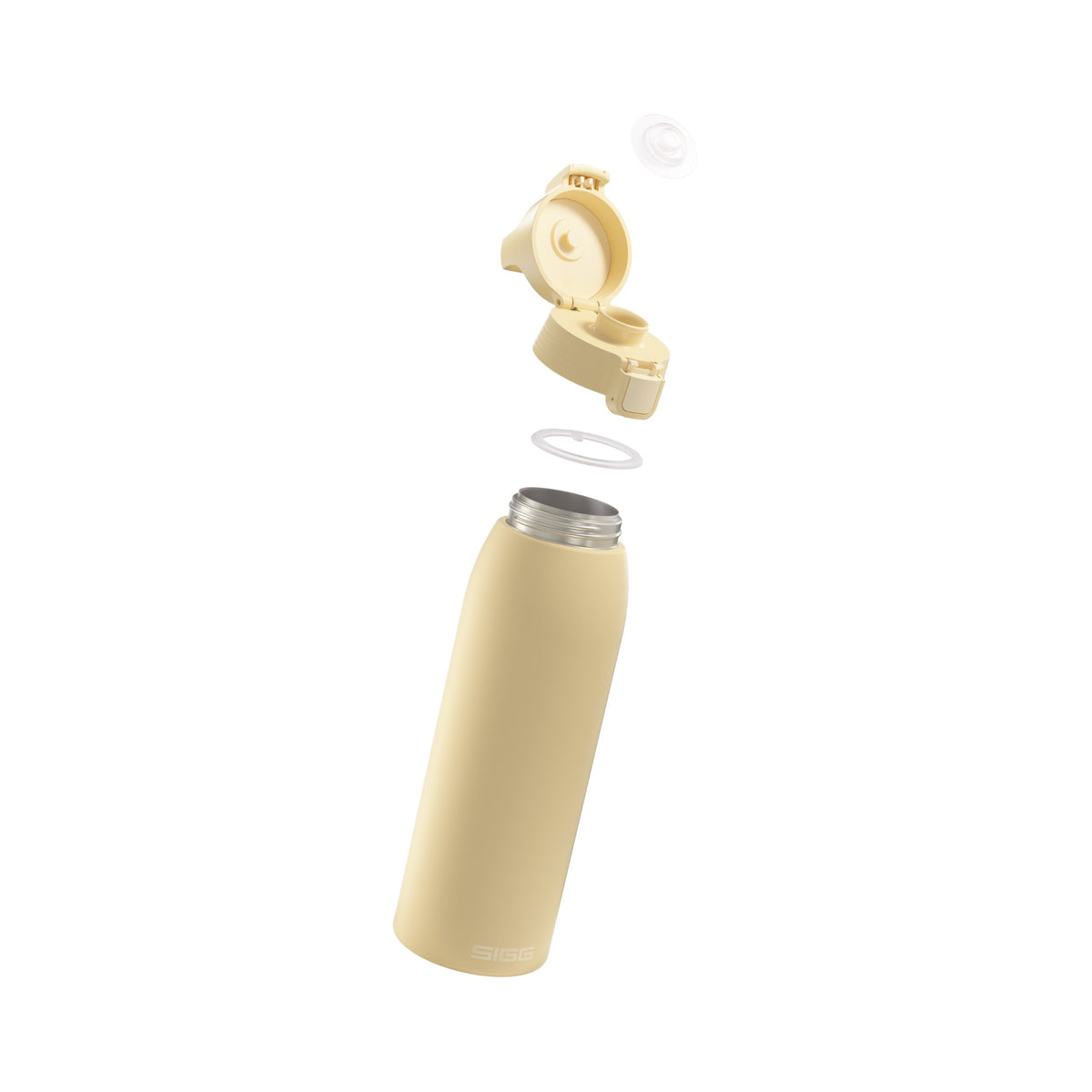 SIGG Shield Therm One Opti Yellow 1,0 l, osiin purettuna
