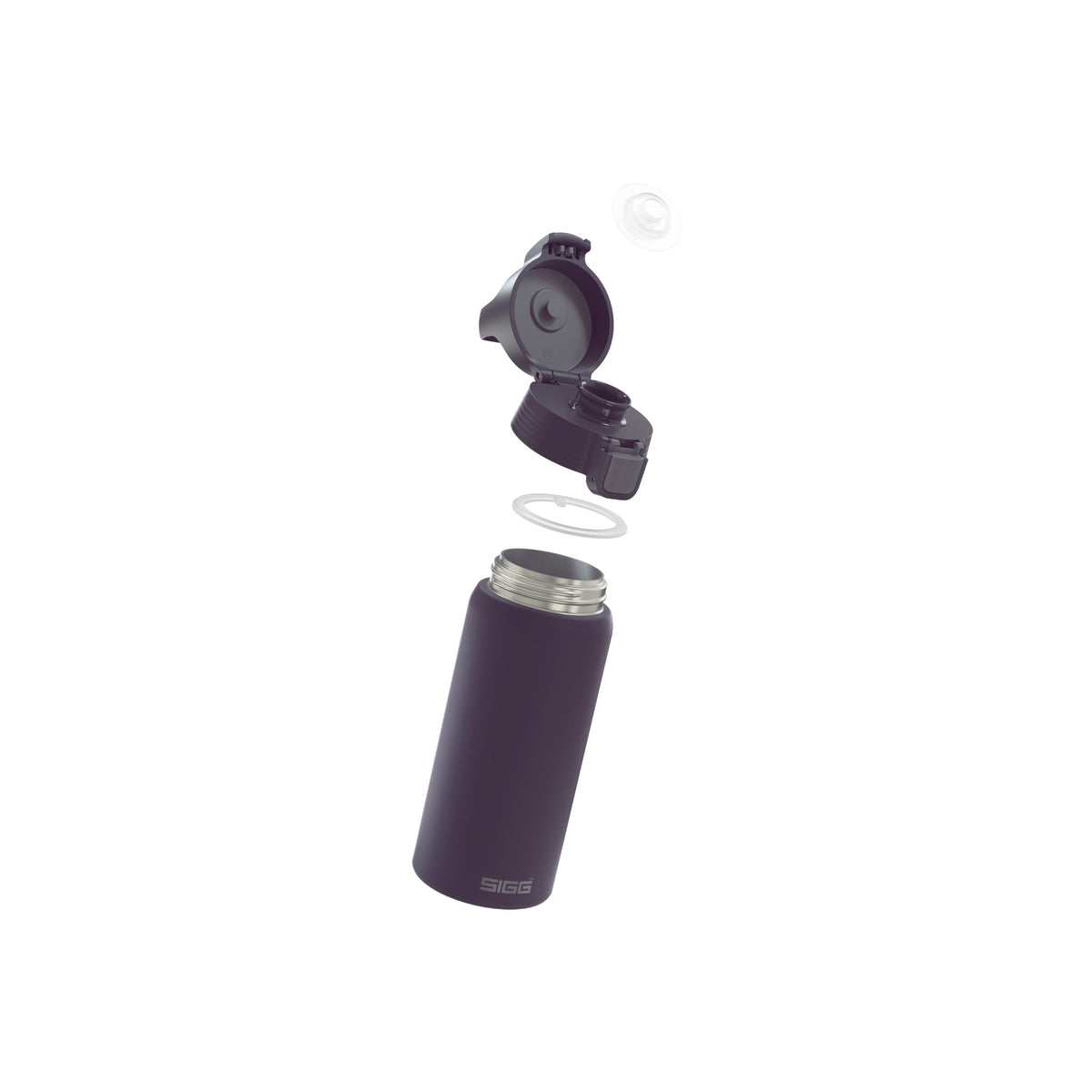 SIGG Shield Therm One termospullo Nocturne 0,5 l, osiin purettuna