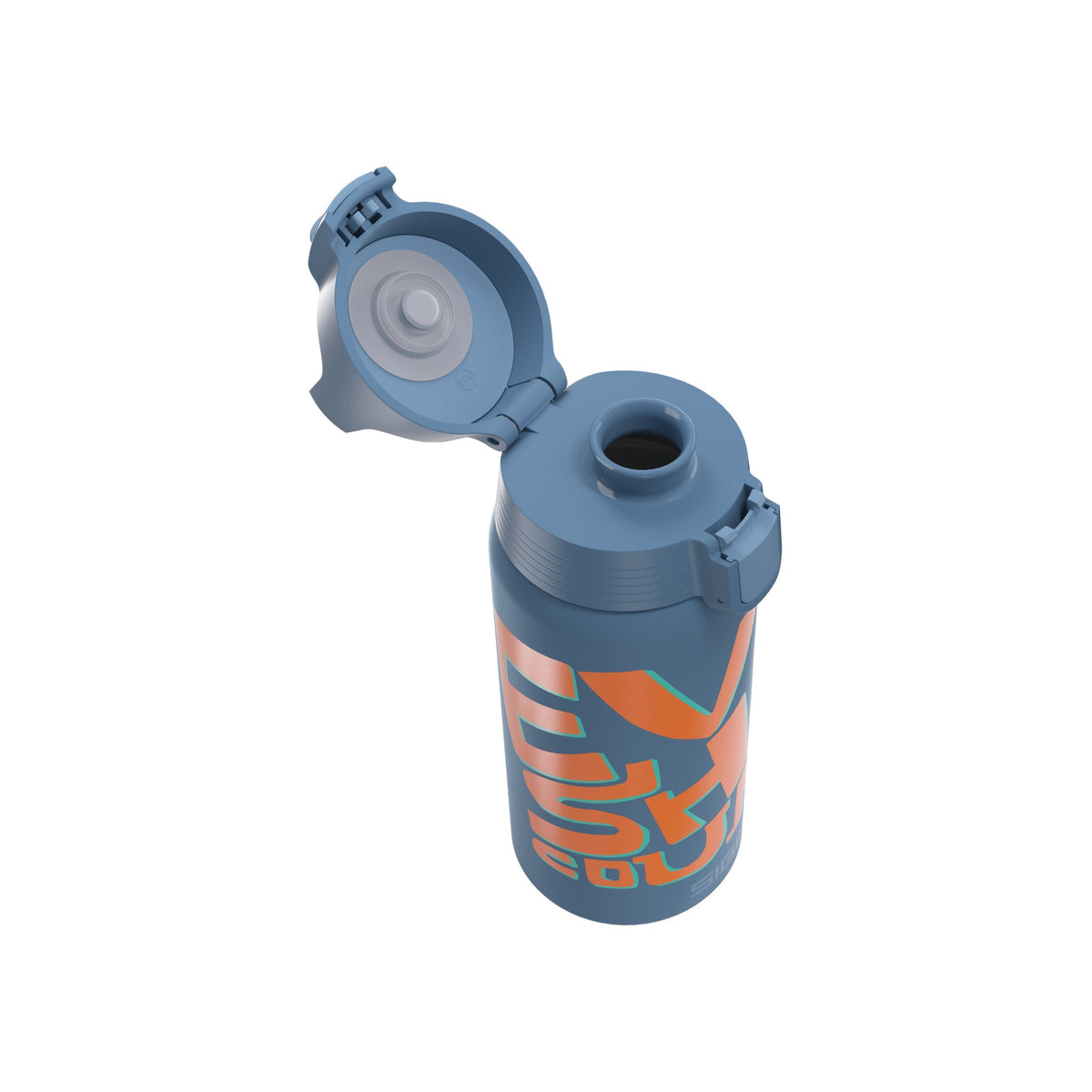 SIGG Shield Therm One lasten termospullo Ballgame 0,5 l, korkki avattuna