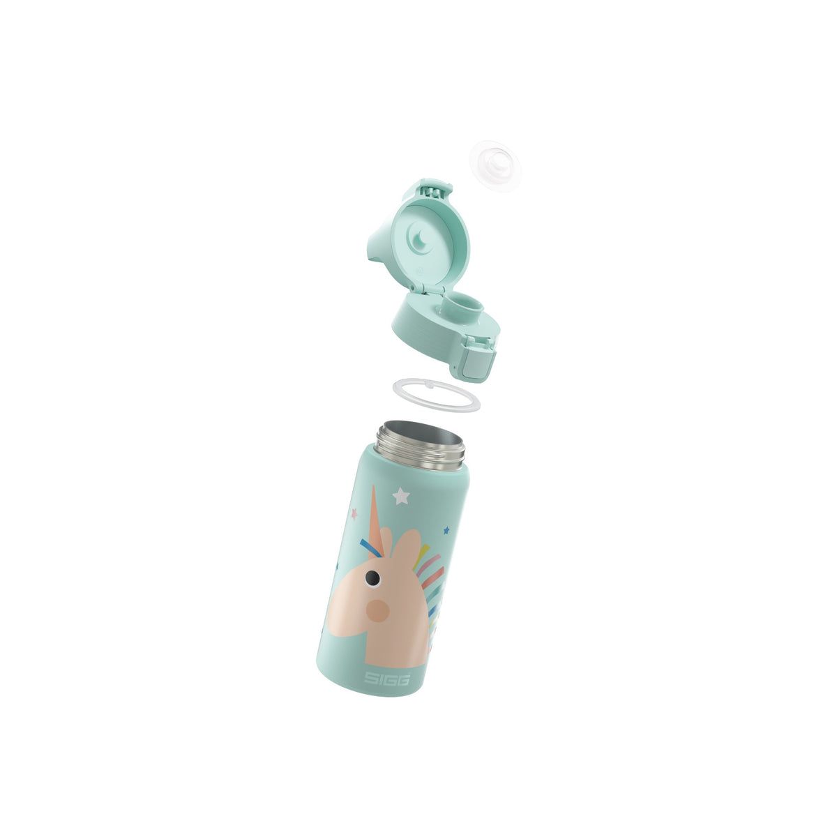 SIGG Shield Therm One lasten termospullo Uni-Stars 0,5 l, osiin purettuna