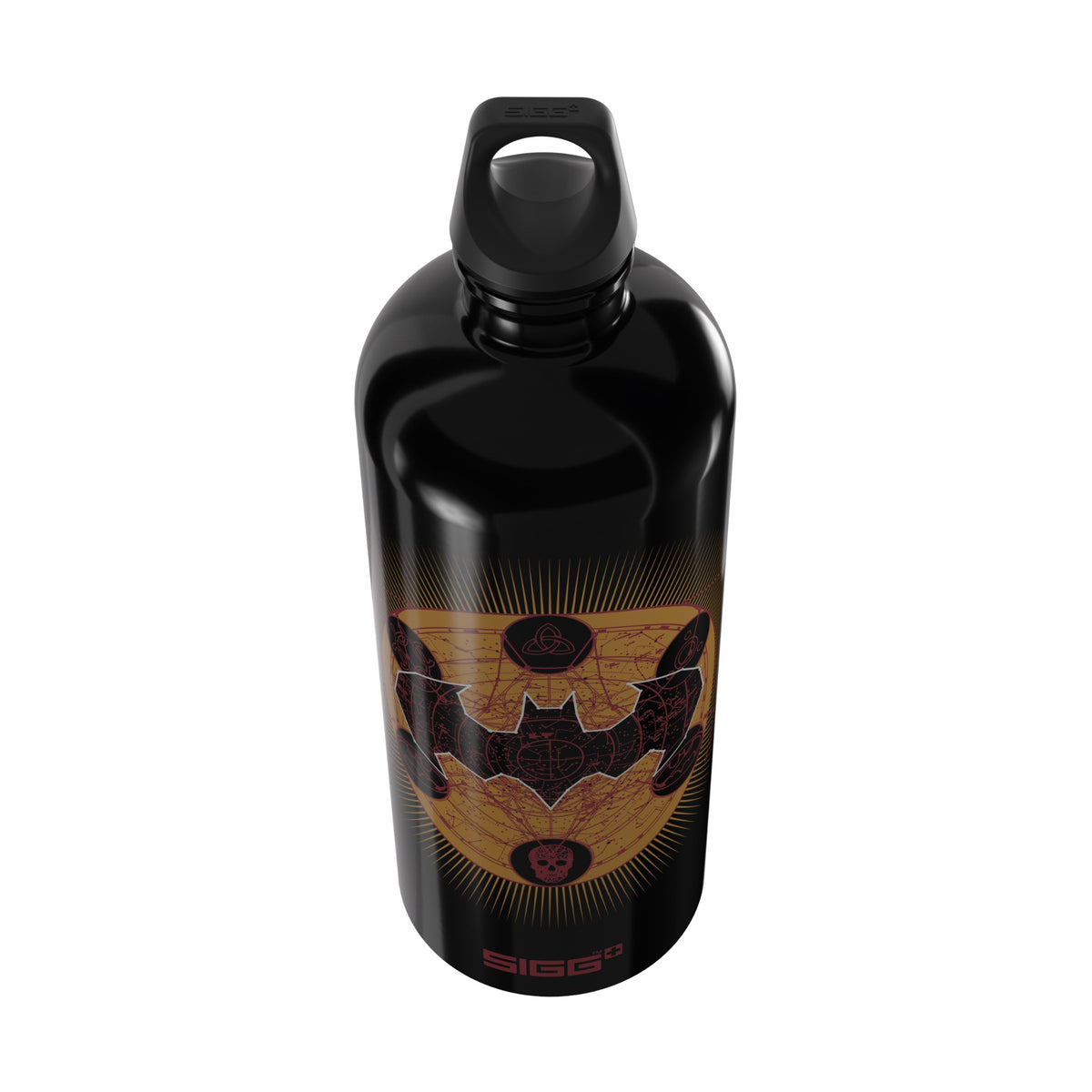SIGG Batman Classic Gold 1,0 l, korkin lähikuva