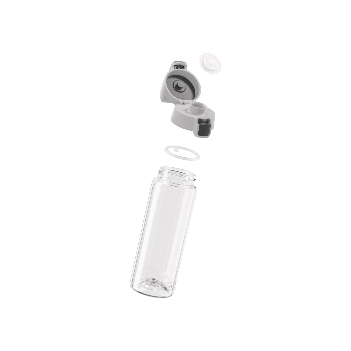 SIGG Total Color One Transparent 0,6 l, osiin purettuna
