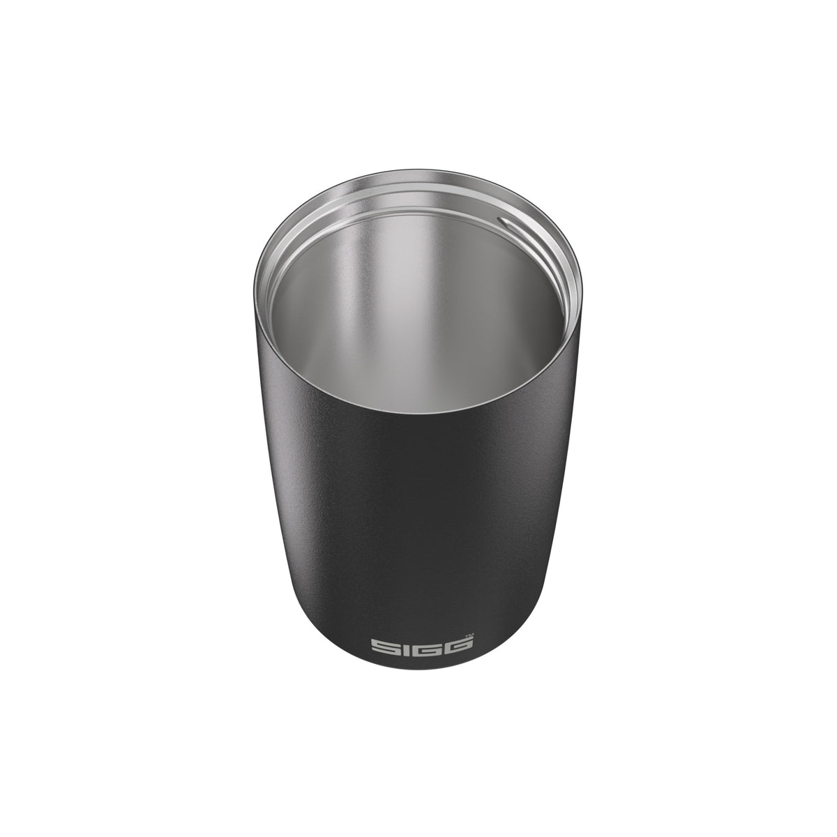 SIGG MIRACLE TERMOSMUKI BLACK TOUCH 0,27 l, korkki avattuna