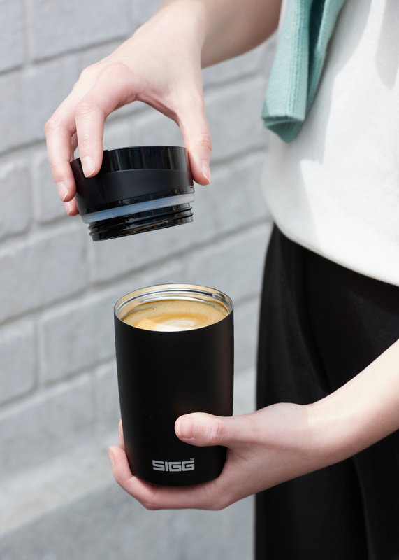 MIRACLE MUG BLACK TOUCH 0.27 L - Teräksiset termosmukit - siggshup.com