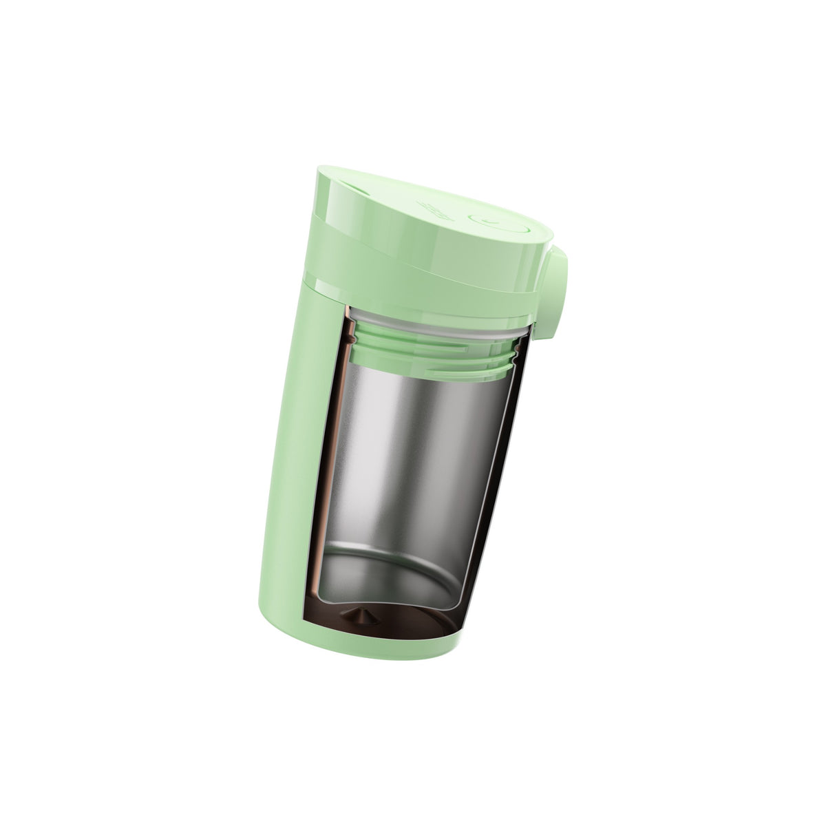 SIGG MIRACLE TERMOSMUKI MILKY GREEN TOUCH 0,27 l, juomapilli paikallaan