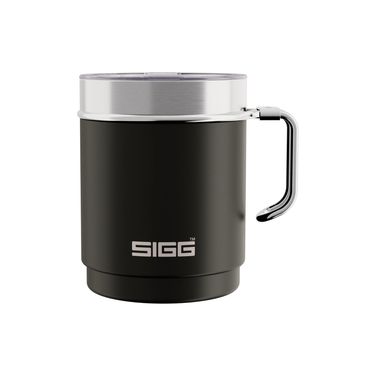 SIGG TRAVEL MUG termosmuki vihreä 0,3 l, edestä, pullo täytettynä