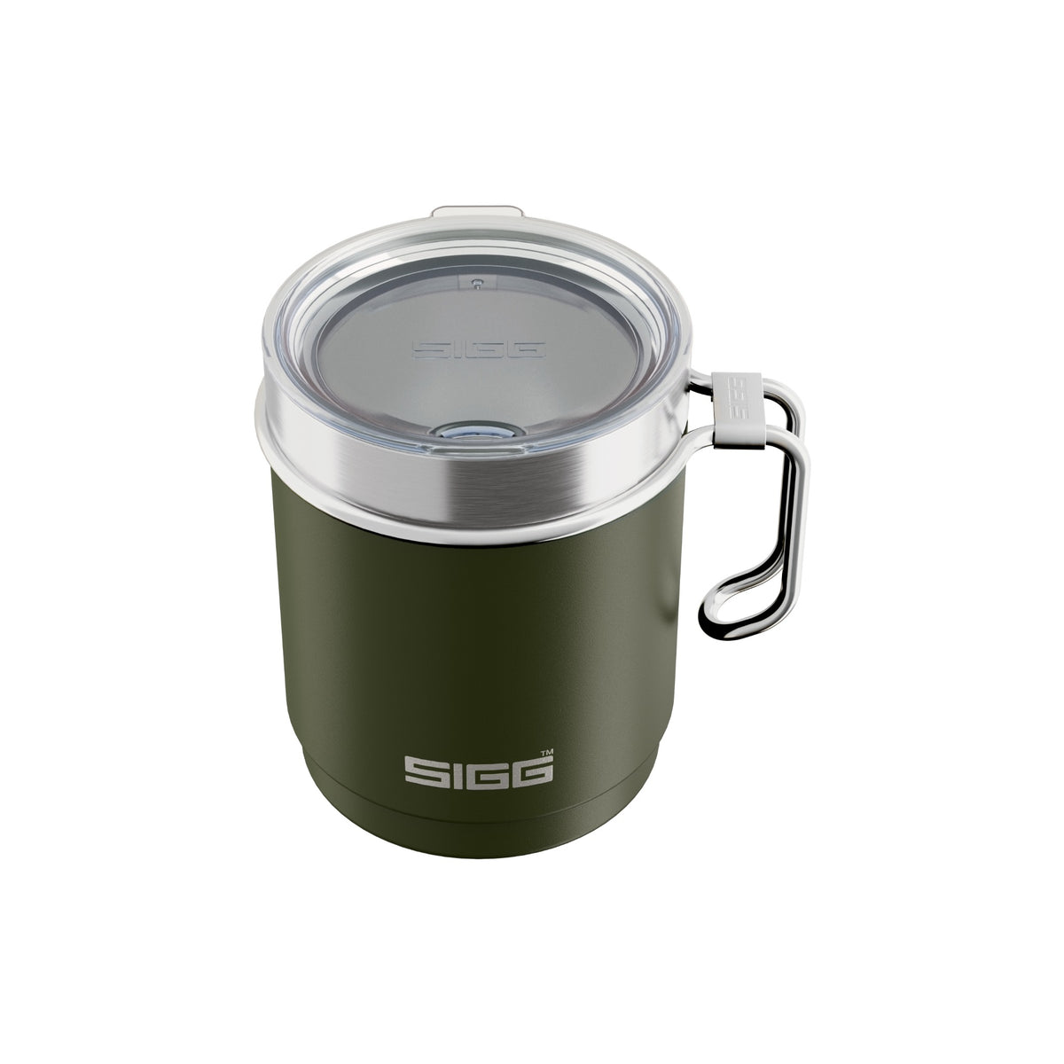 SIGG TRAVEL MUG 0,3 l Termosmuki musta, korkin lähikuva