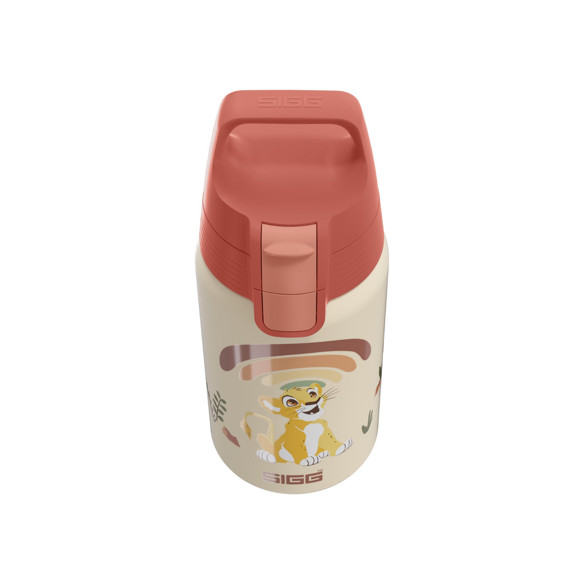 SIGG Shield One Lion King lastenpullo 0,5 l, korkin lähikuva