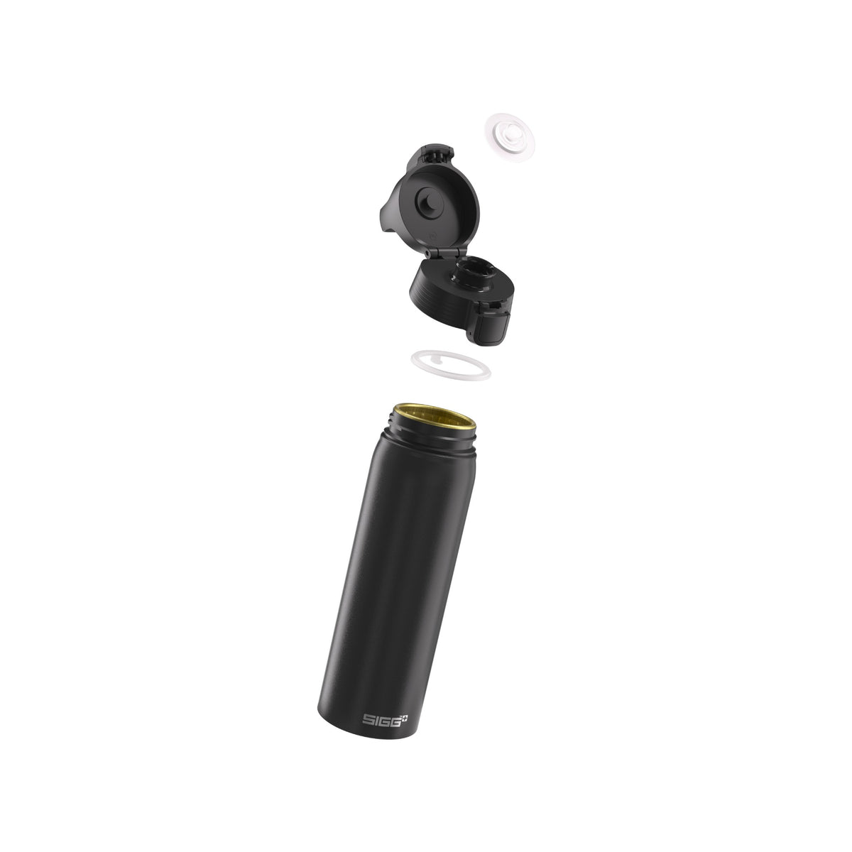 SIGG WMB ONE Black 0,75 l, osiin purettuna