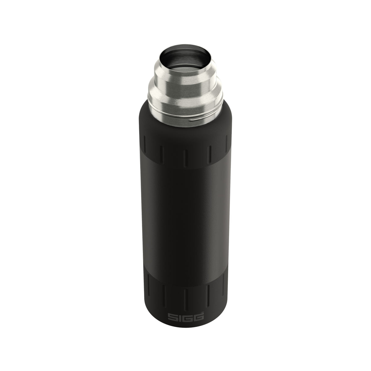 SIGG Alpine Star termospullo Black 0,75 l, korkki avattuna