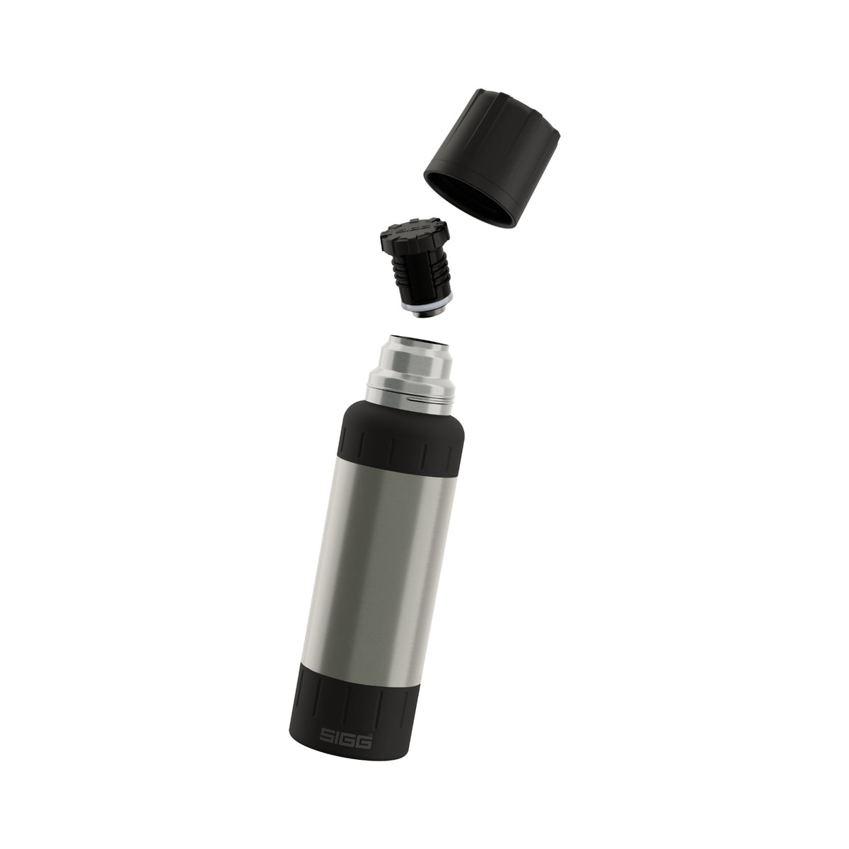 SIGG Alpine Star termospullo Brushed 1,0 l, osiin purettuna