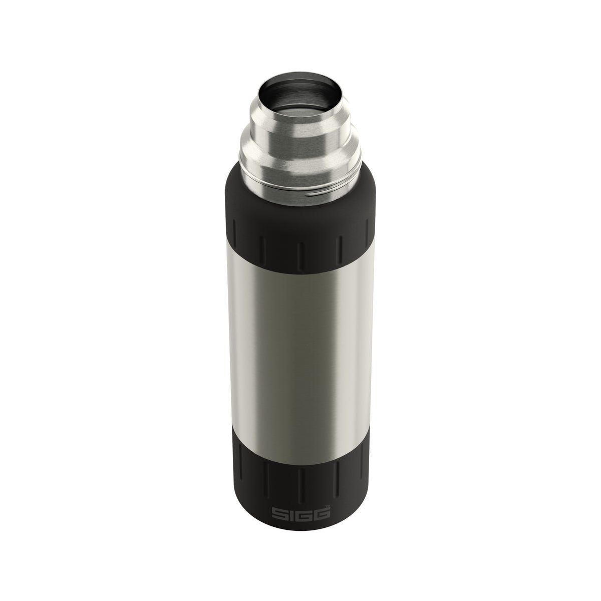 SIGG Alpine Star termospullo Brushed 0,75 l, korkki avattuna