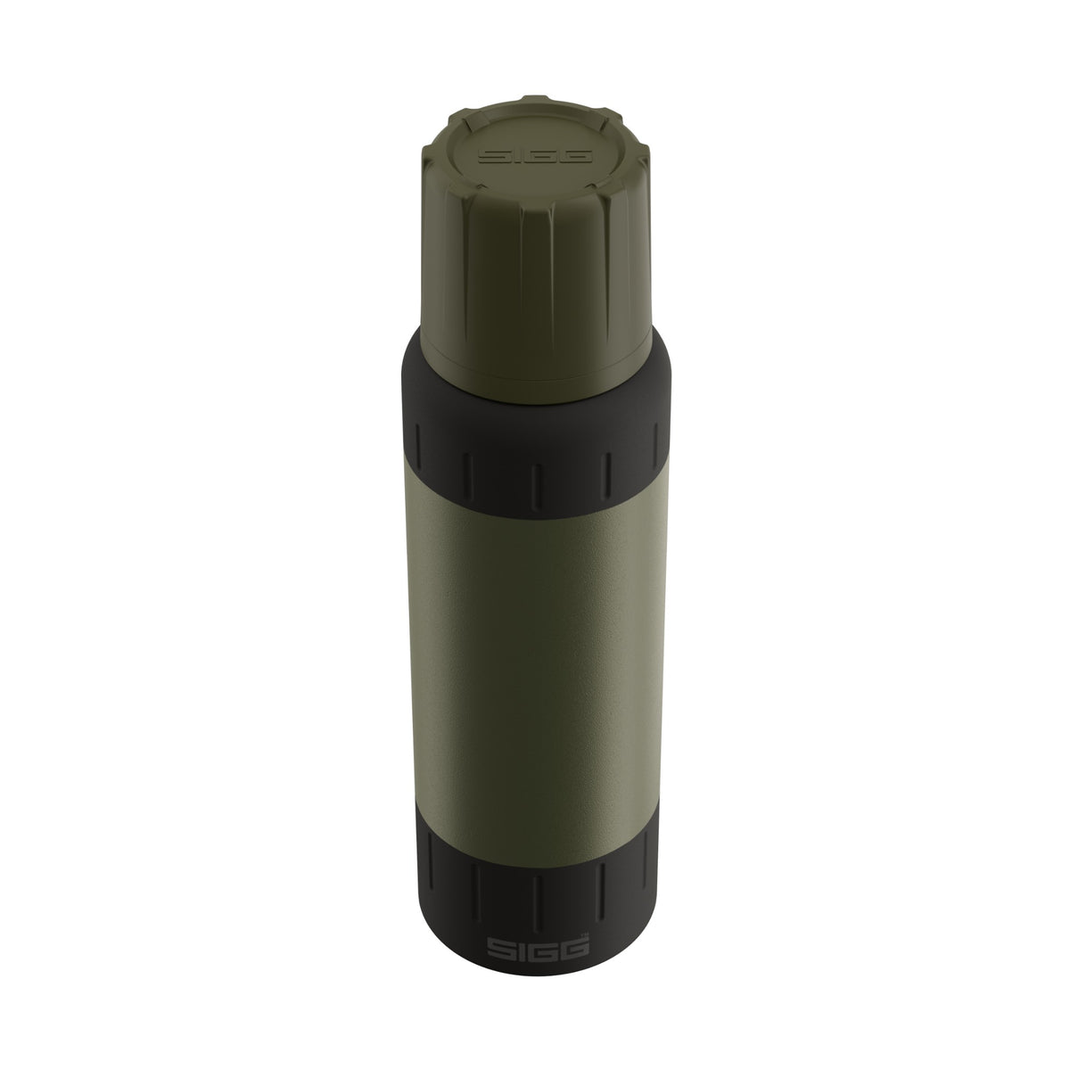 SIGG Alpine Star termospullo Roasted Green 1,0 l, korkin lähikuva