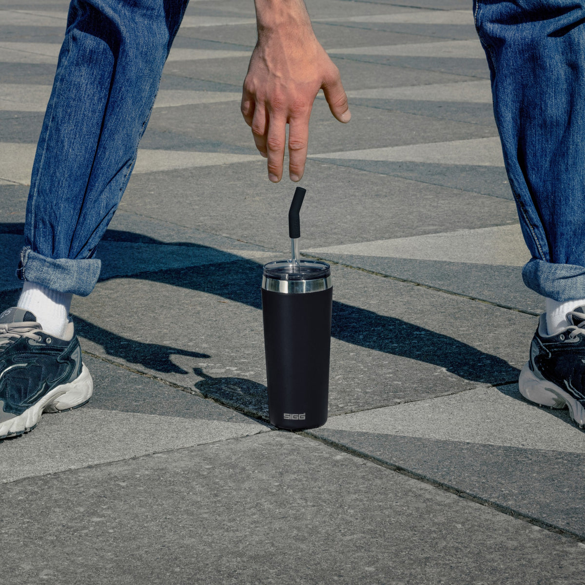 SIGG Helia Black 0,6 l, käyttökuva