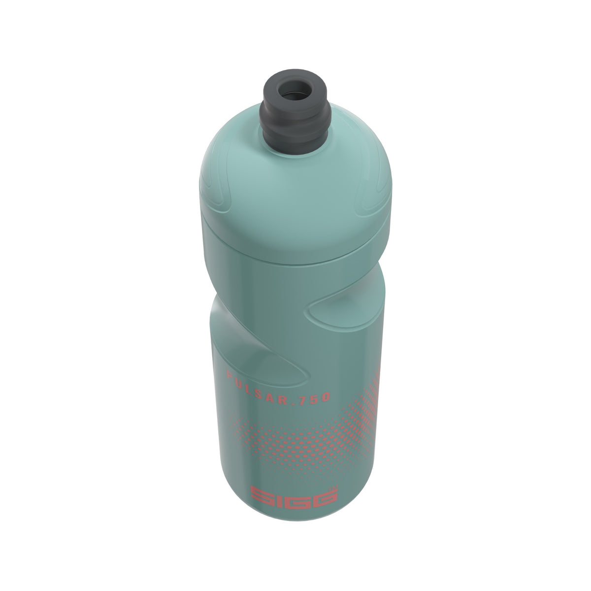 SIGG Pulsar Morning Blue 0,75 l urheilupullo, korkki avattuna