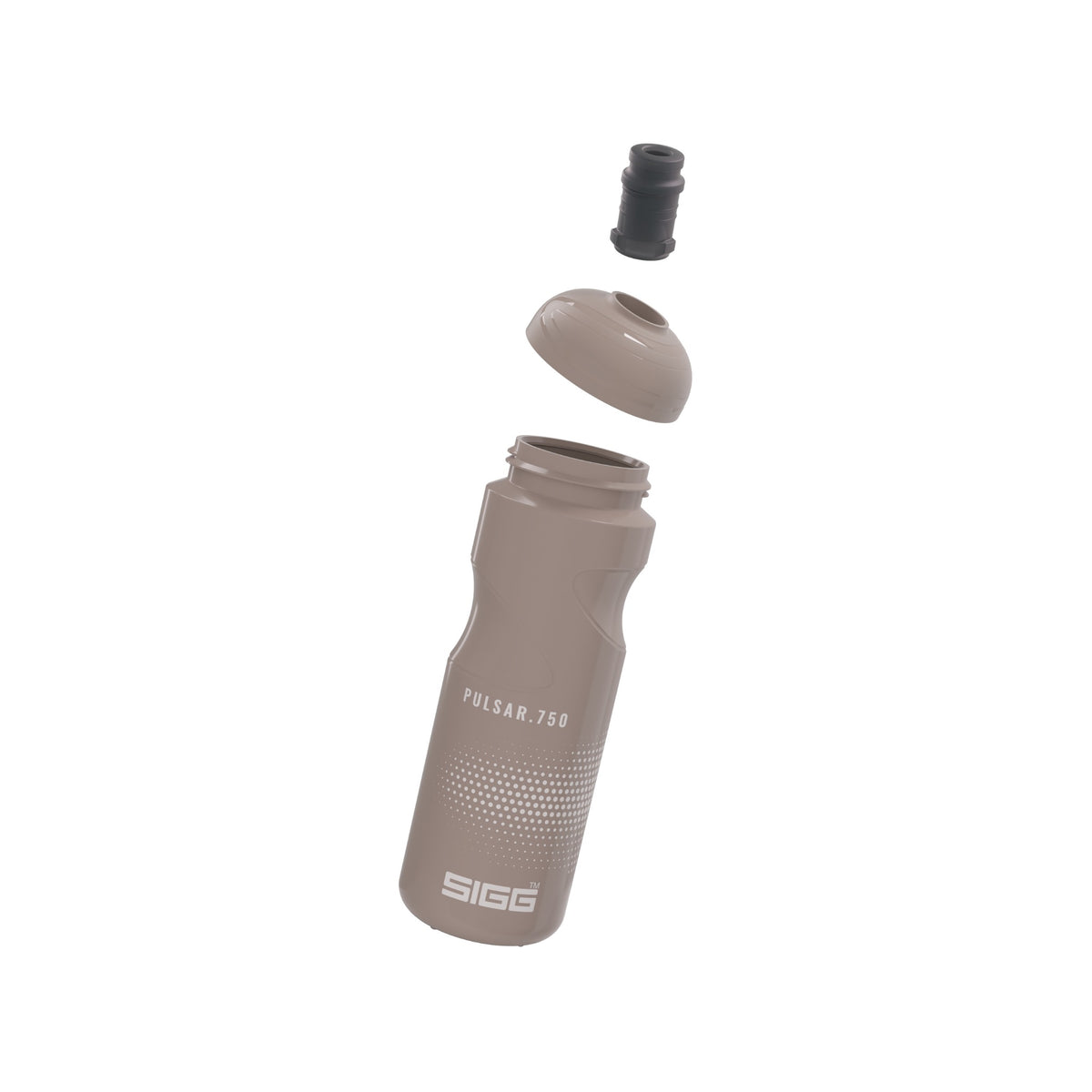 SIGG Pulsar Dusk 0,75 l urheilupullo, osiin purettuna