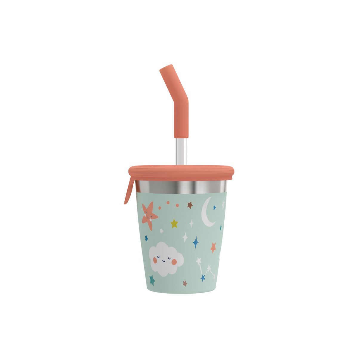 SIGG Kids Straw Cup - lasten pillimuki Unistar 0,35 l, takaa