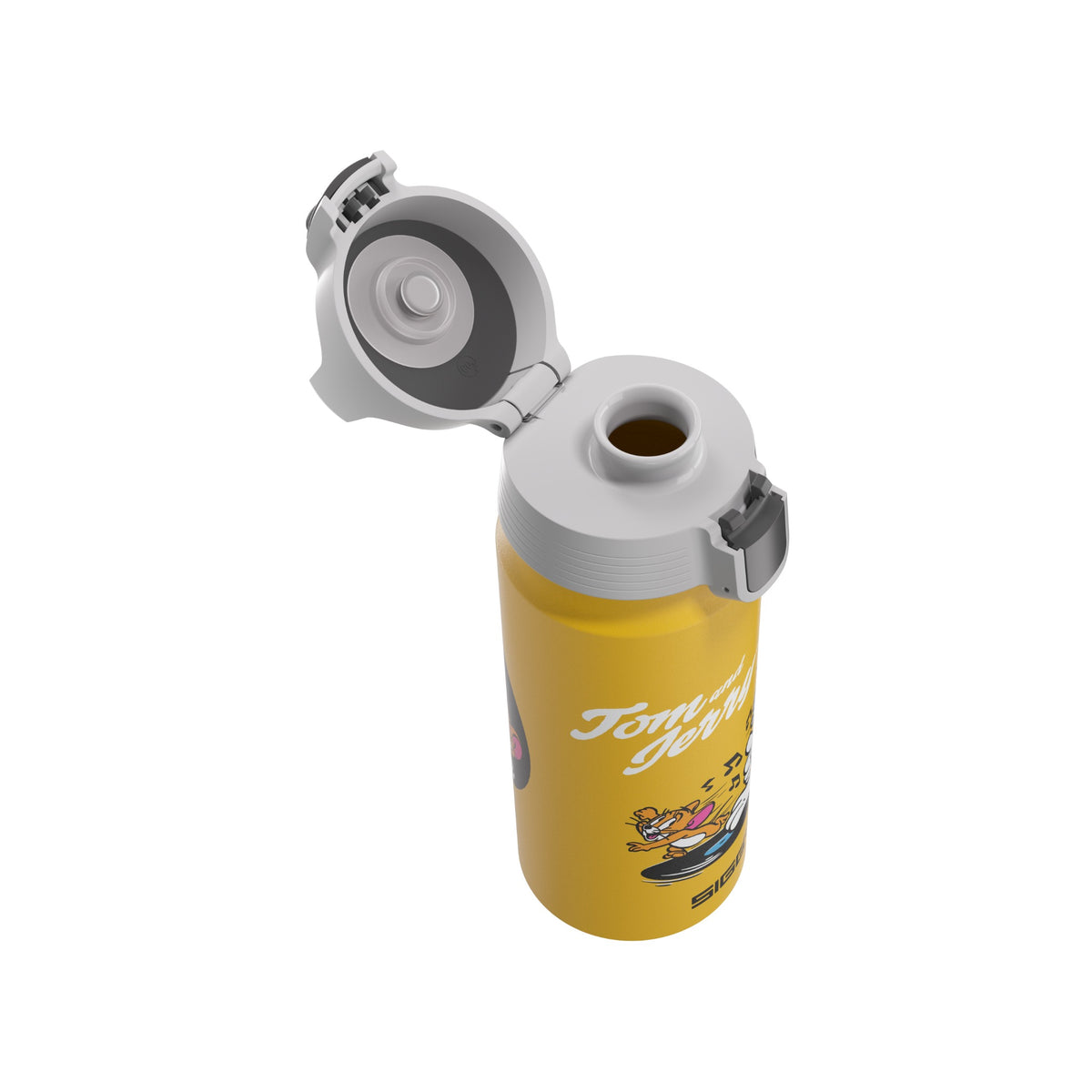 SIGG WMB ONE TOM & JERRY 0,6 l LASTENPULLO, korkki avattuna