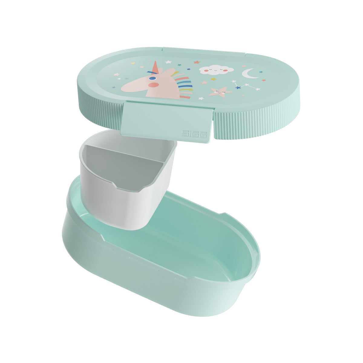 SIGG LUMO Kids Lunchbox, osiin purettuna