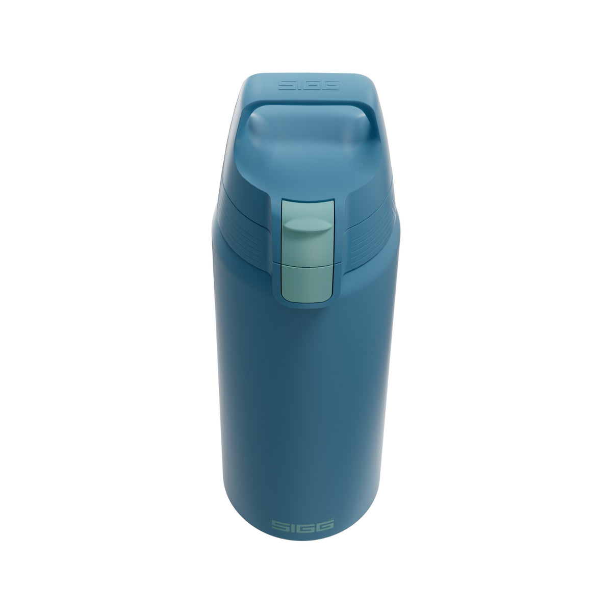 SIGG Shield One teräksinen juomapullo Blue Puya 0,75 l, korkin lähikuva