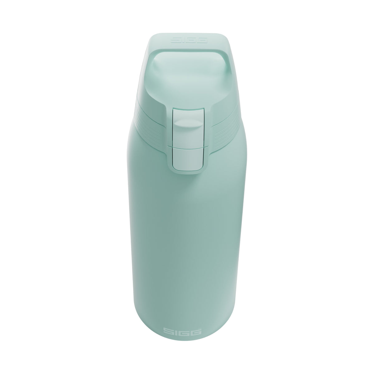 SIGG Shield One teräksinen juomapullo Milky Blue 1,0 l, korkin lähikuva