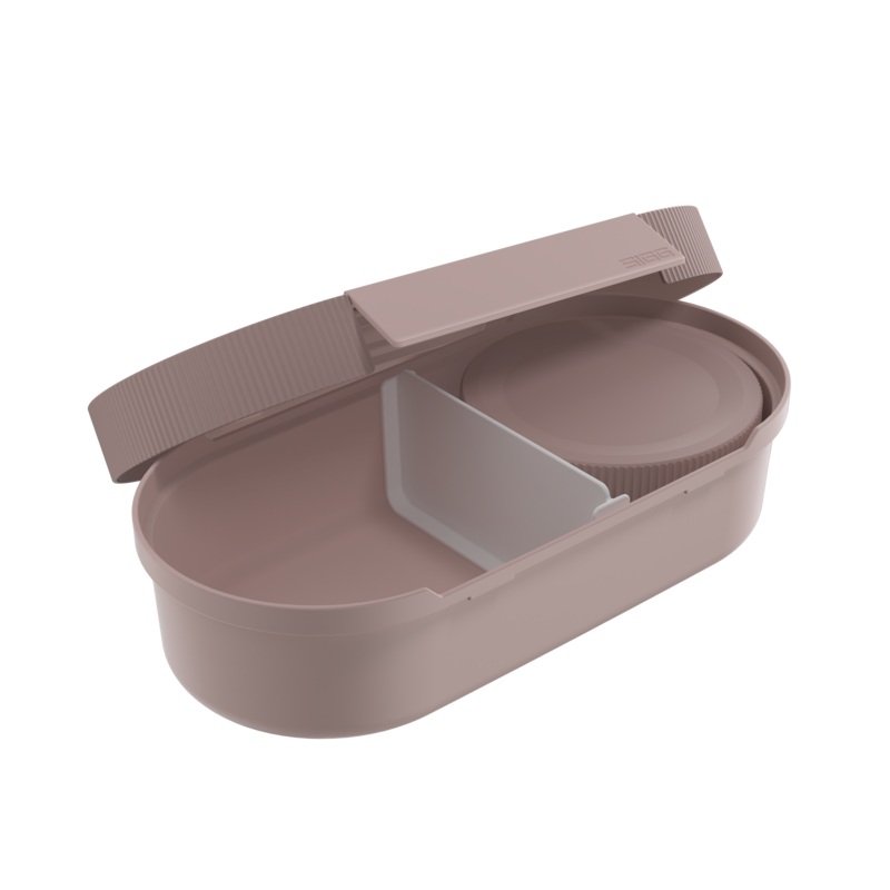 SIGG LUMO Lunchbox Dusk, korkki avattuna