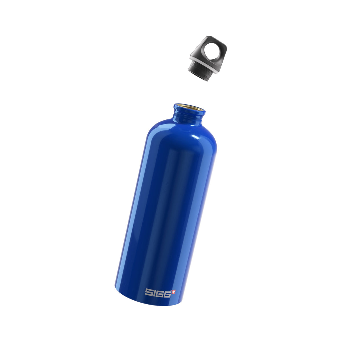 SIGG Traveller Dark Blue 1,0 l, osiin purettuna