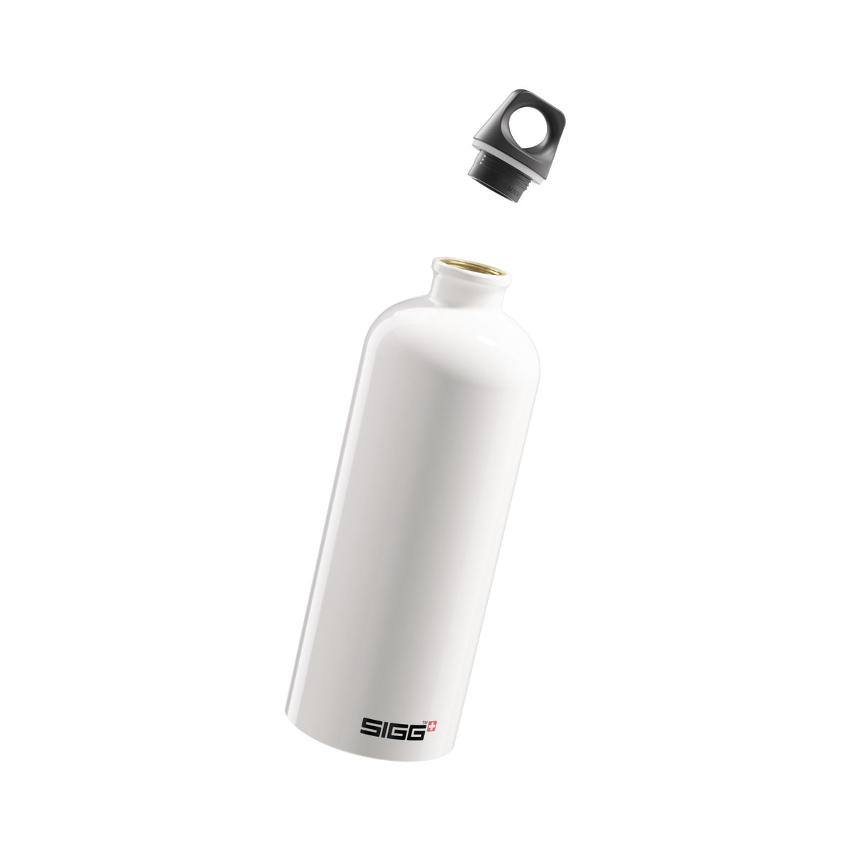 SIGG Traveller White 1,0 l, osiin purettuna