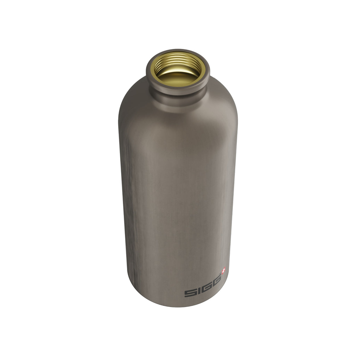 SIGG Traveller Smoked Pearl 0,6 l, korkki avattuna