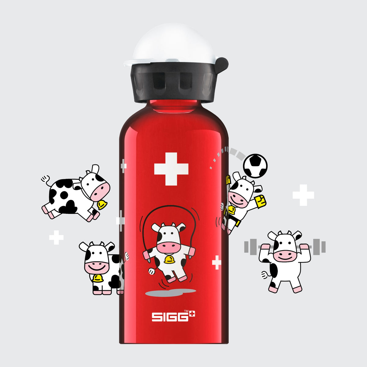 SIGG Funny Cows 0,4 l, käyttökuva