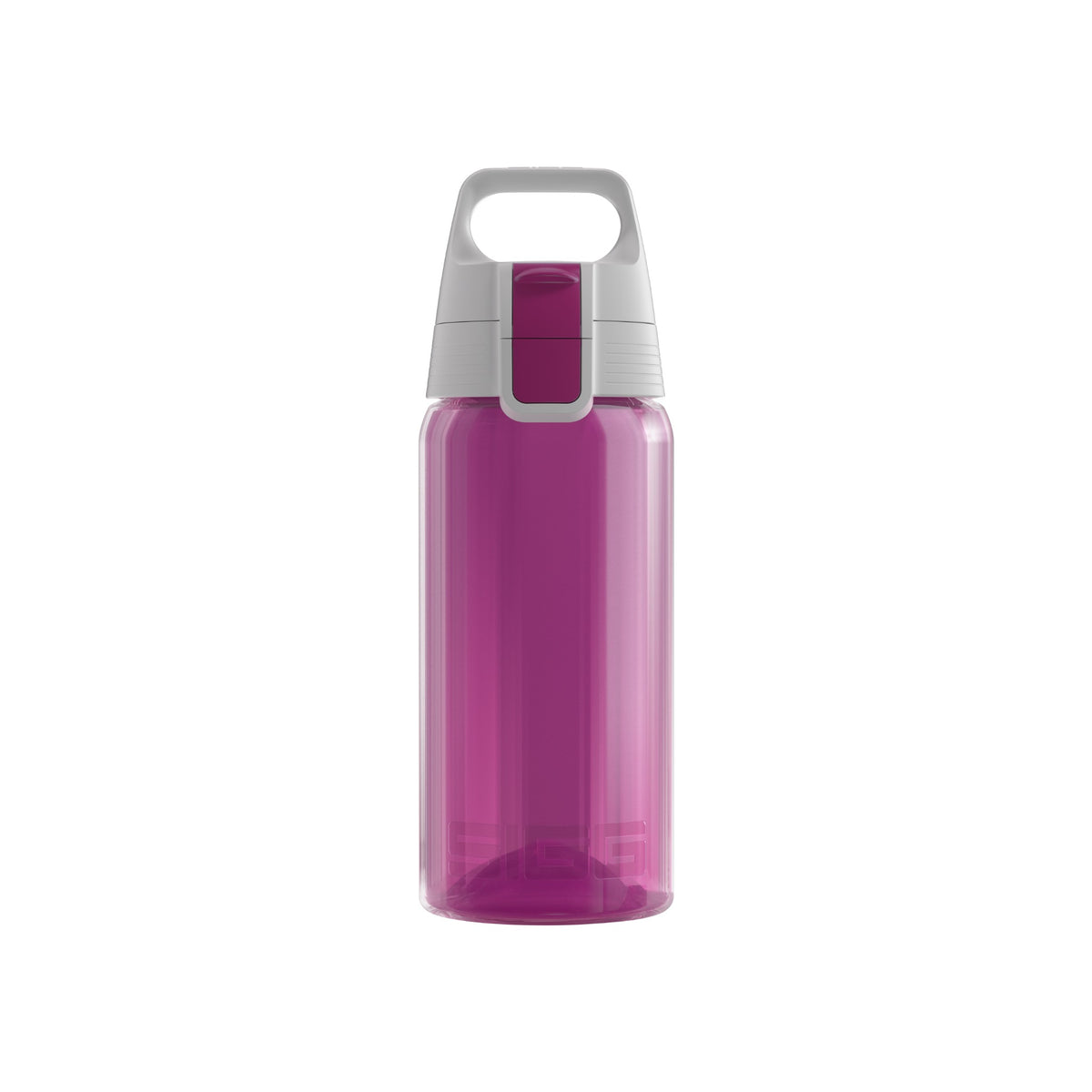 SIGG VIVA ONE Berry 0,5 l, edestä, pullo täytettynä