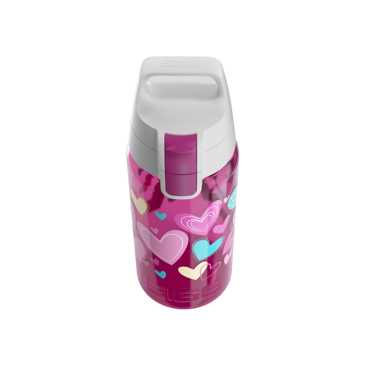 SIGG VIVA ONE Hearts 0,5 l, korkin lähikuva