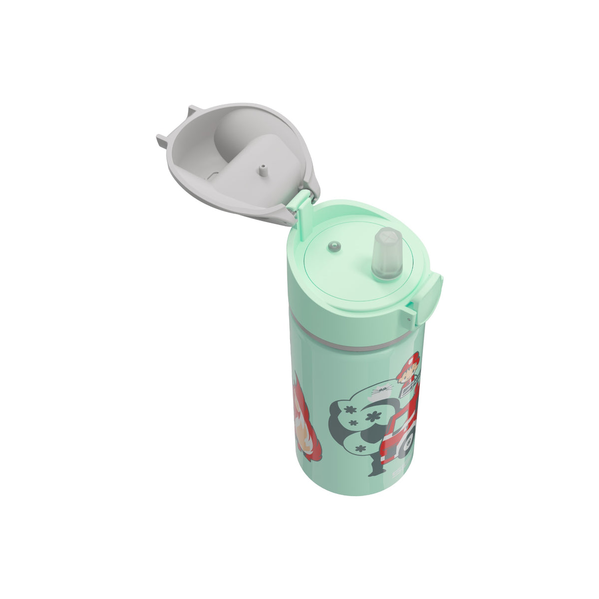 SIGG Miracle Fireman 0,4 l, korkki avattuna