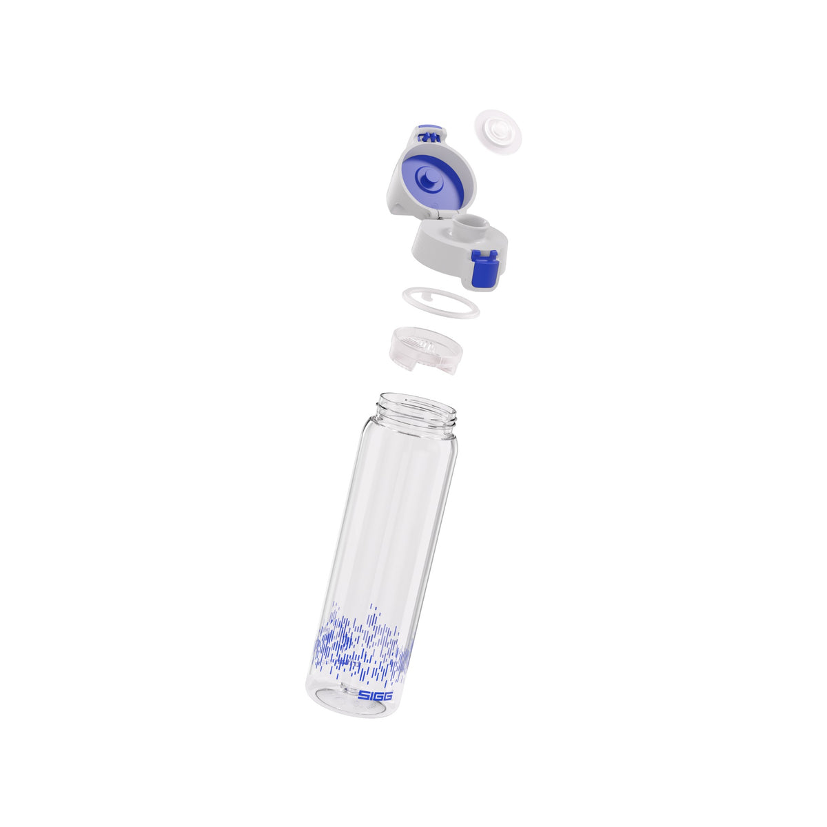 SIGG Total Clear One MyPlanet Blue 0,75 l, osiin purettuna