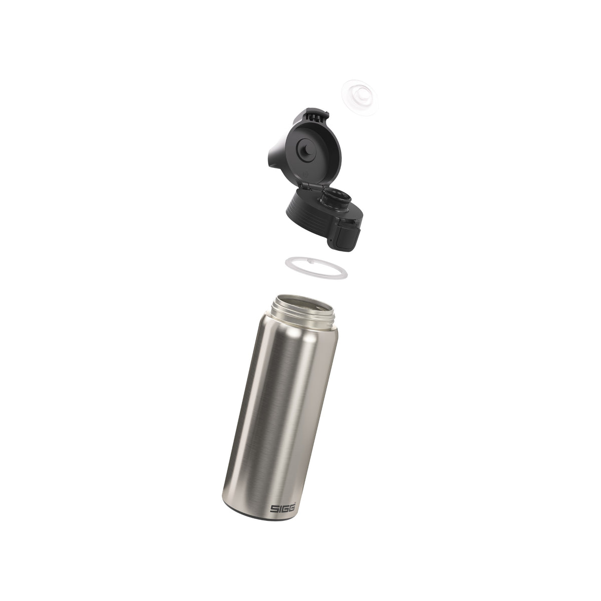 SIGG Shield One Brushed 0,75 l, osiin purettuna