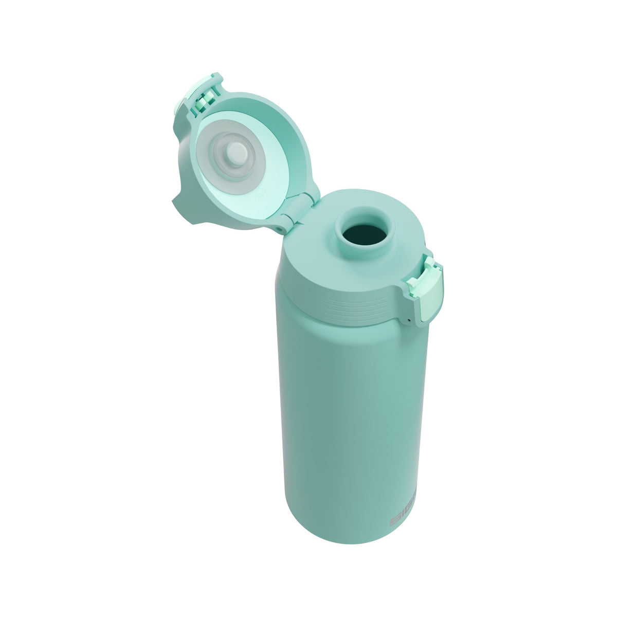 SIGG Shield One Glacier 0,75 l, korkki avattuna