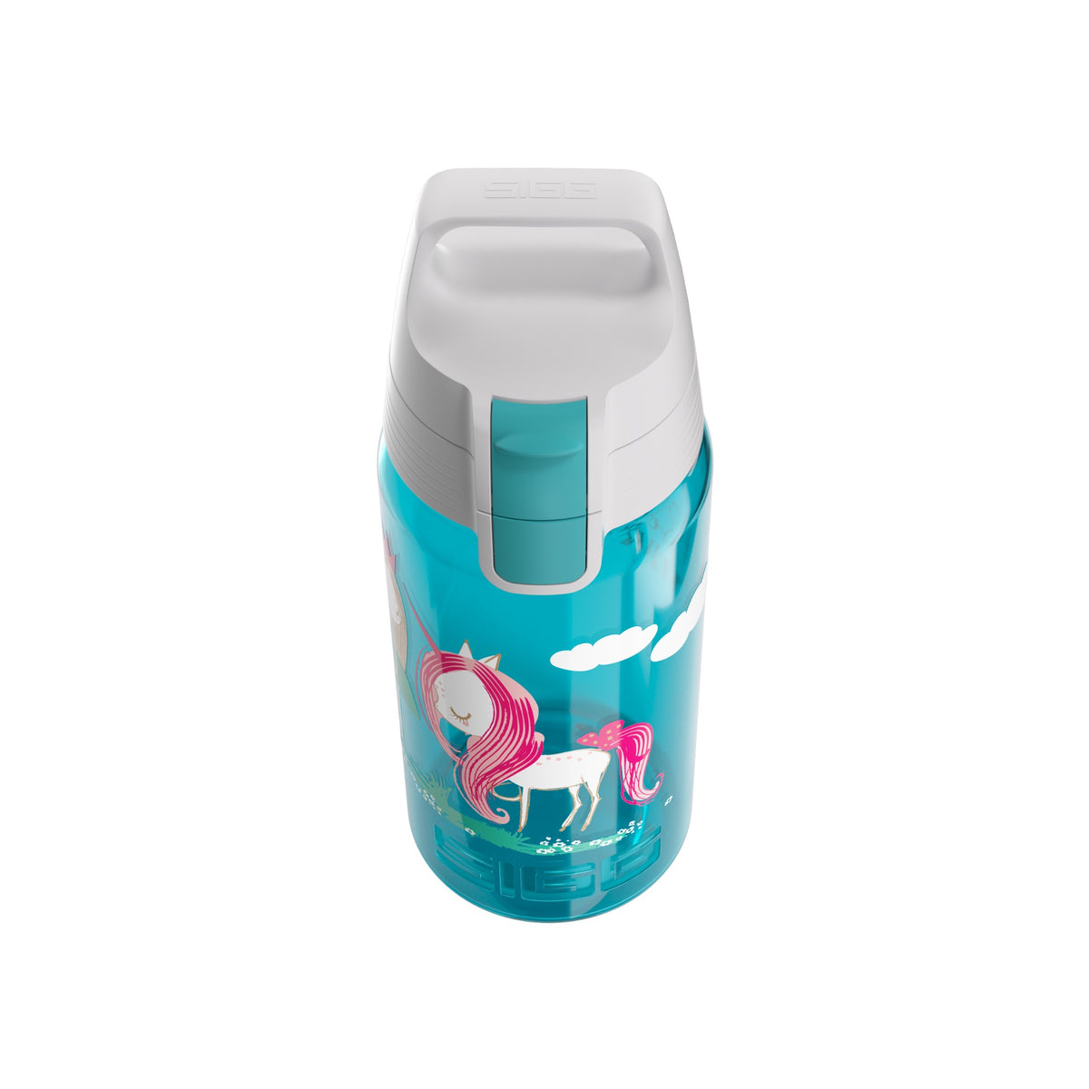 SIGG VIVA ONE Believe in Miracles 0,5 l, korkin lähikuva