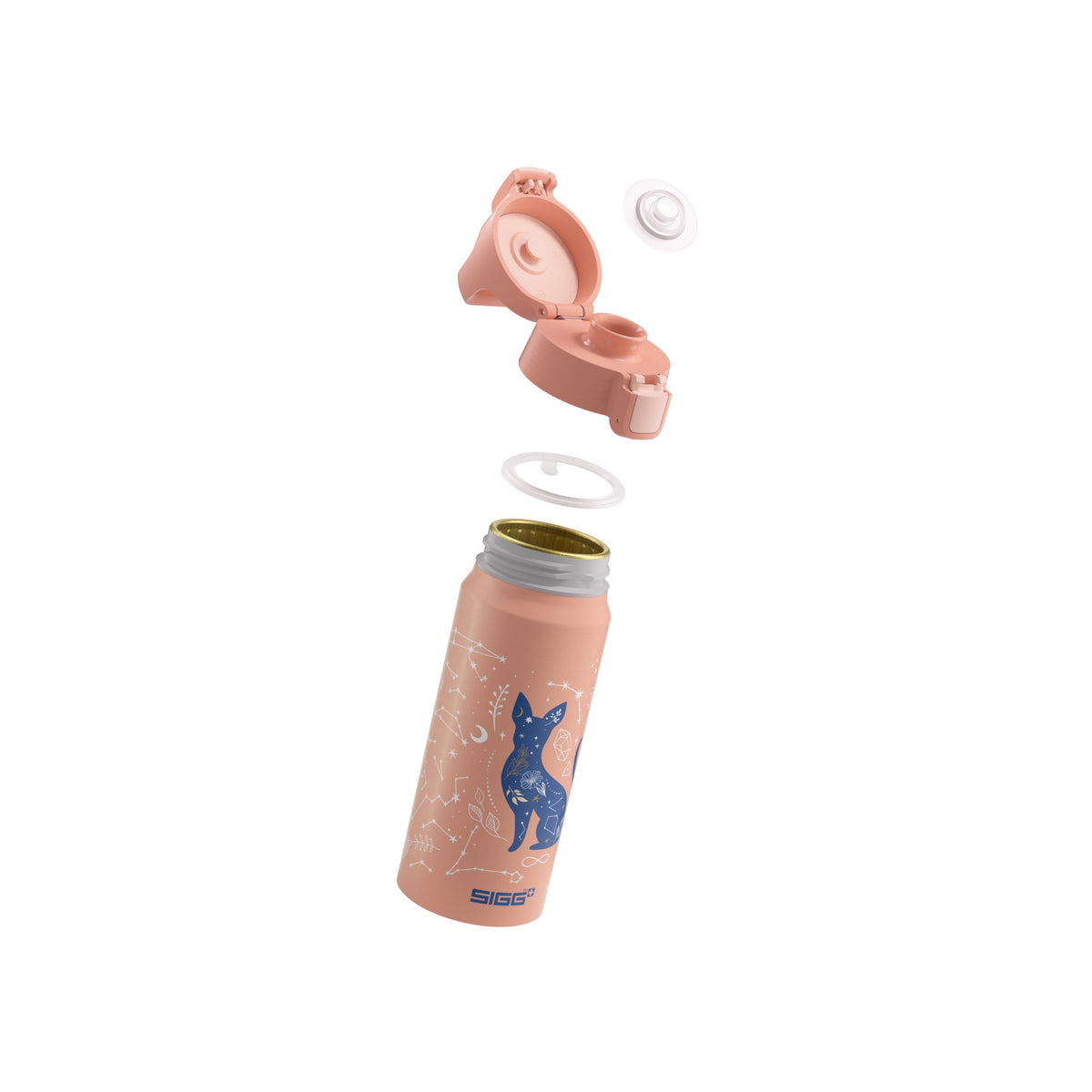 SIGG WMB My Universe 0,6 l, osiin purettuna