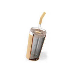 SIGG Helia Muted Peach 0,45 l, juomapilli paikallaan