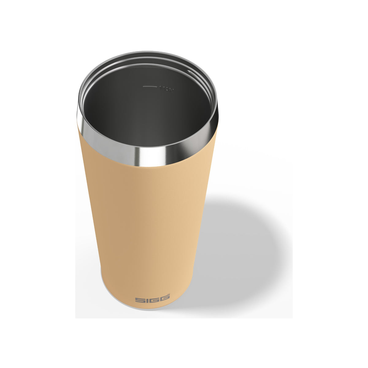 SIGG Helia Muted Peach 0,6 l, ylhäältä kuvattuna