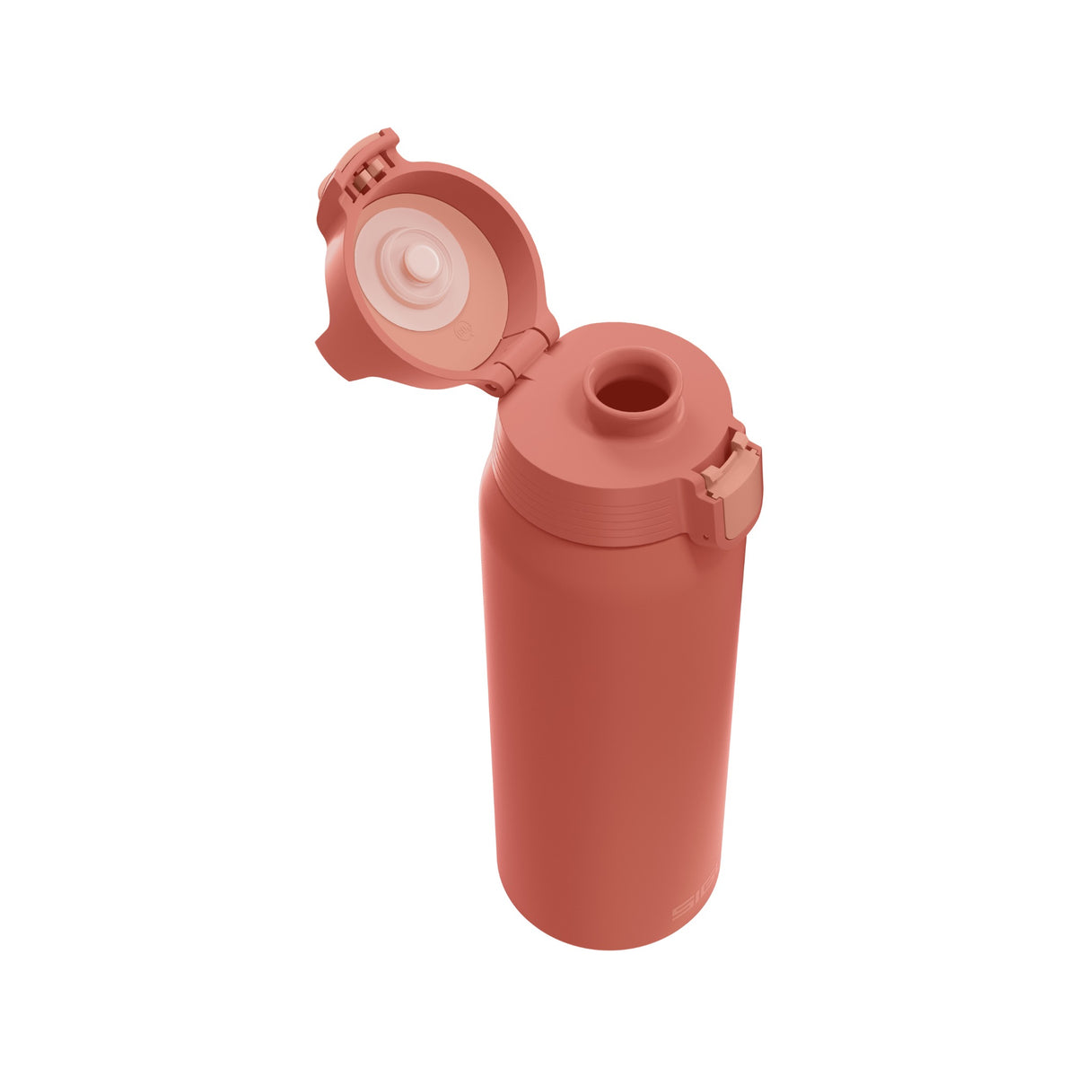 SIGG Shield Therm One termospullo Eco Red 0,75 l, korkki avattuna