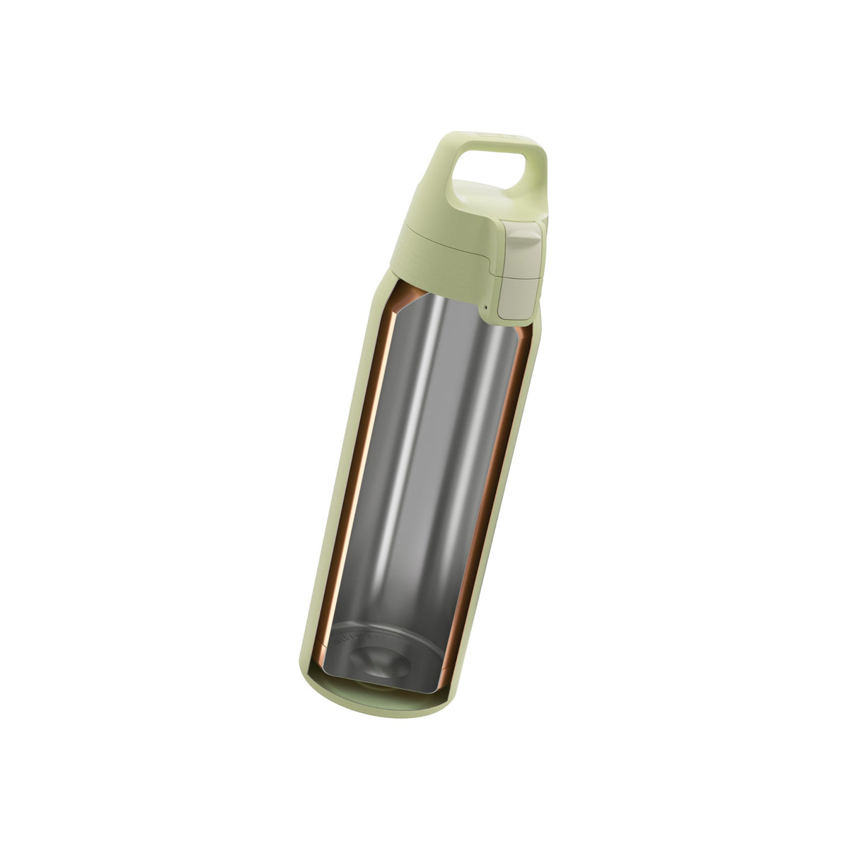SIGG Shield Therm One termospullo Eco Green 0,5 l, juomapilli paikallaan
