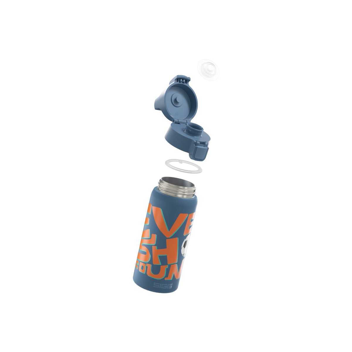 SIGG Shield Therm One lasten termospullo Ballgame 0,5 l, osiin purettuna