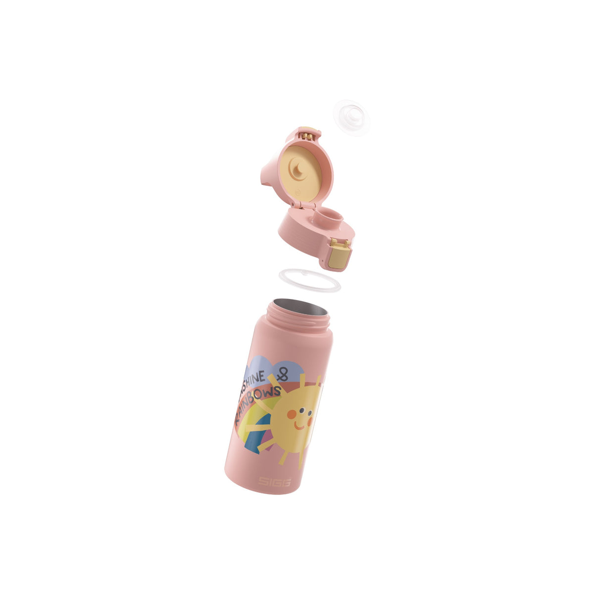 SIGG Shield Therm One Sunshine 0,5 l, osiin purettuna