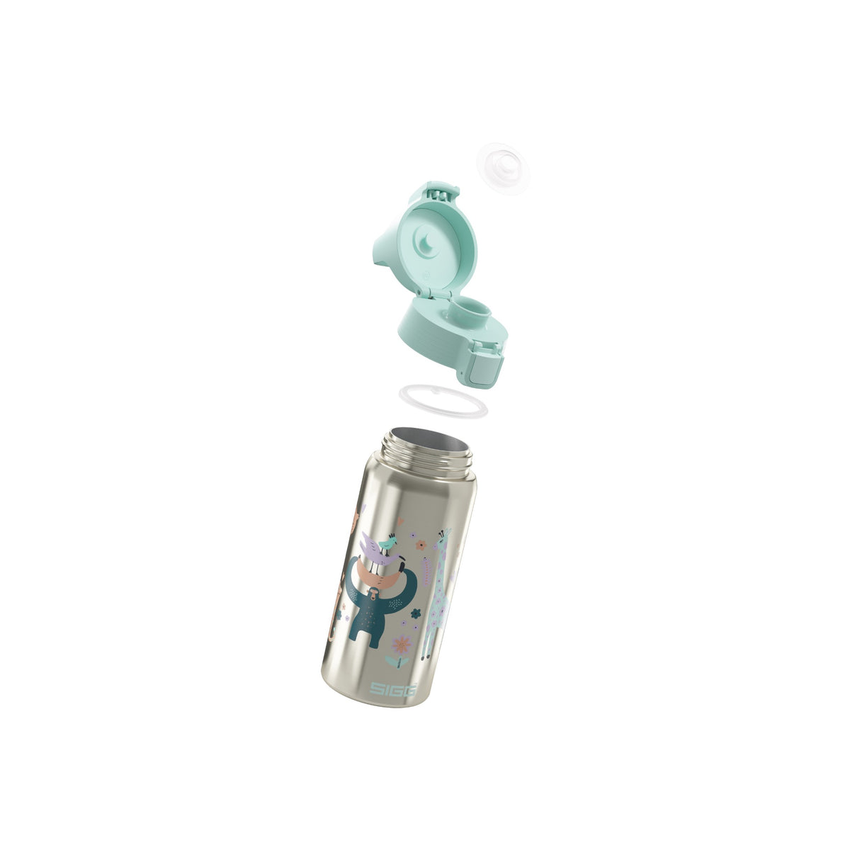 SIGG Shield Therm One Jungle 0,5 l, osiin purettuna